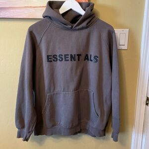 Fear of God Essentials Brown Hoodie Oversize Mens Medium